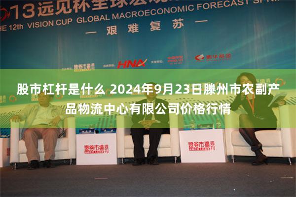 股市杠杆是什么 2024年9月23日滕州市农副产品物流中心有限公司价格行情